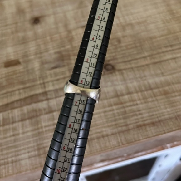 Antique Monogram Sterling Silver Ring - Picture 2 of 2